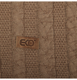 Плед PLE-27 КОСИ коричневий