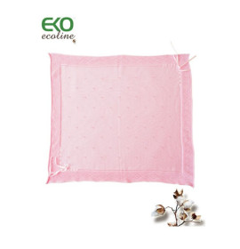 Плед PLE-07 ХЛОПОК розовый