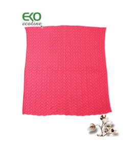 Плед PLE-09 ХЛОПОК фуксия