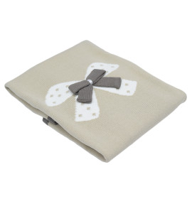 Плед PLE-12 Бантик бежевий