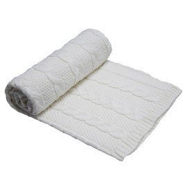 Плед PLE-22 "Коси" кремовий