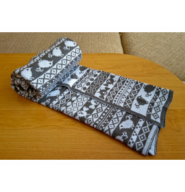 Плед PLE-21 "Цыплята" голубой/серый