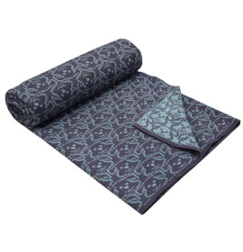 Плед Бамбук EKO ple-38 серый/ бирюзовый