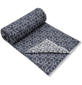 Плед Бамбук EKO ple-38 серый/ белый