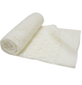 Плед Ажурный хлопковый EKO ple-45 кремовый