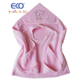 Рушник на кнопках Котик EKO OK-05 рожеве