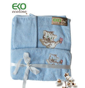 Набір банний Тигрик EKO KK-01 блакитний